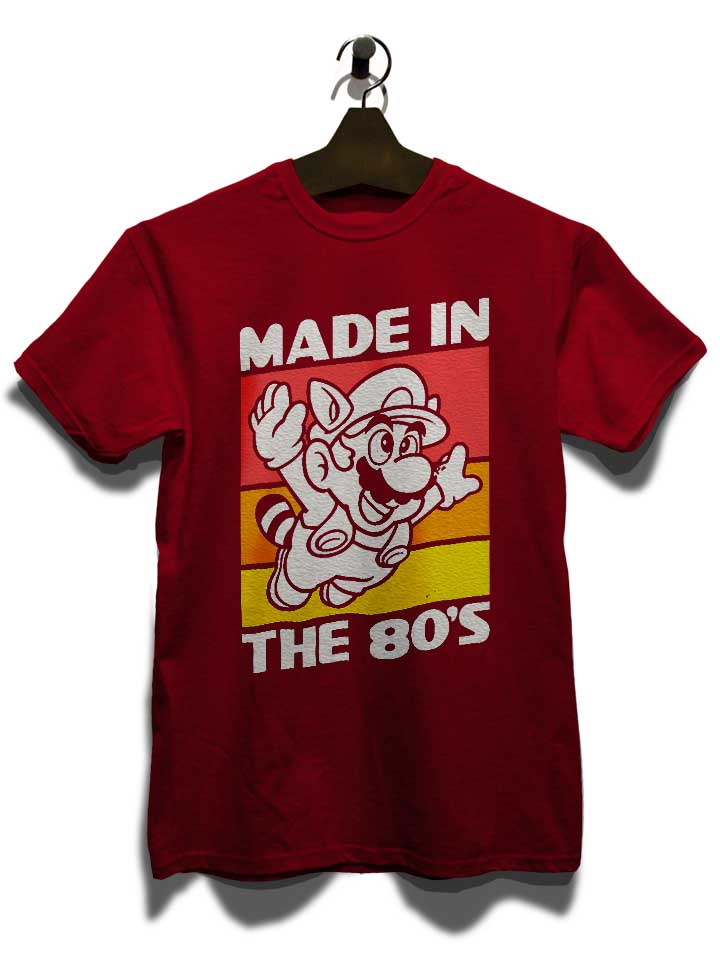 made-in-the-80s-t-shirt bordeaux 3