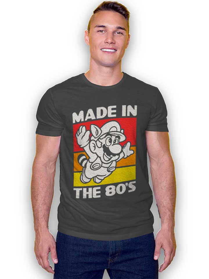 made-in-the-80s-t-shirt dunkelgrau 2