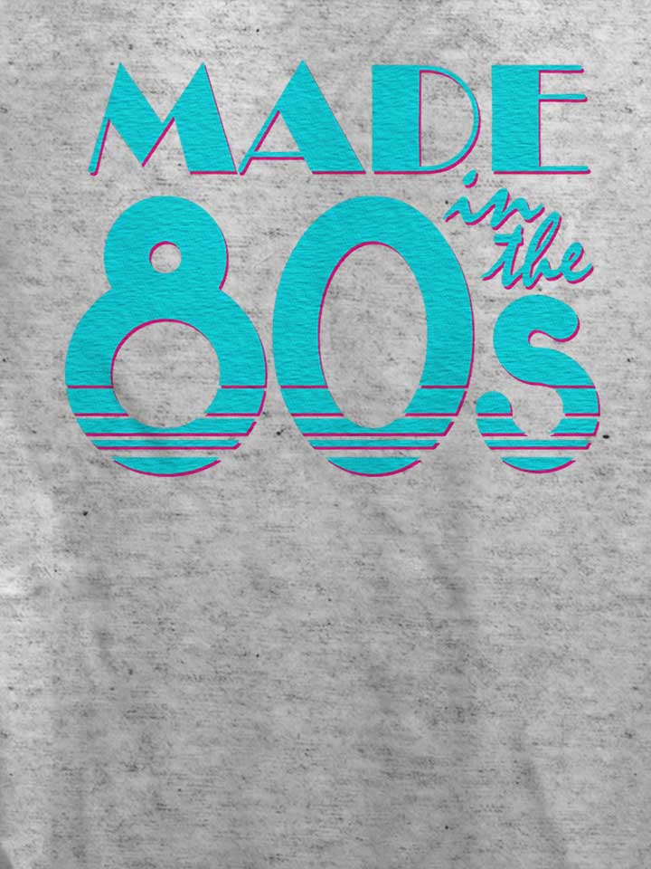 made-in-the-eighties-damen-t-shirt grau-meliert 4