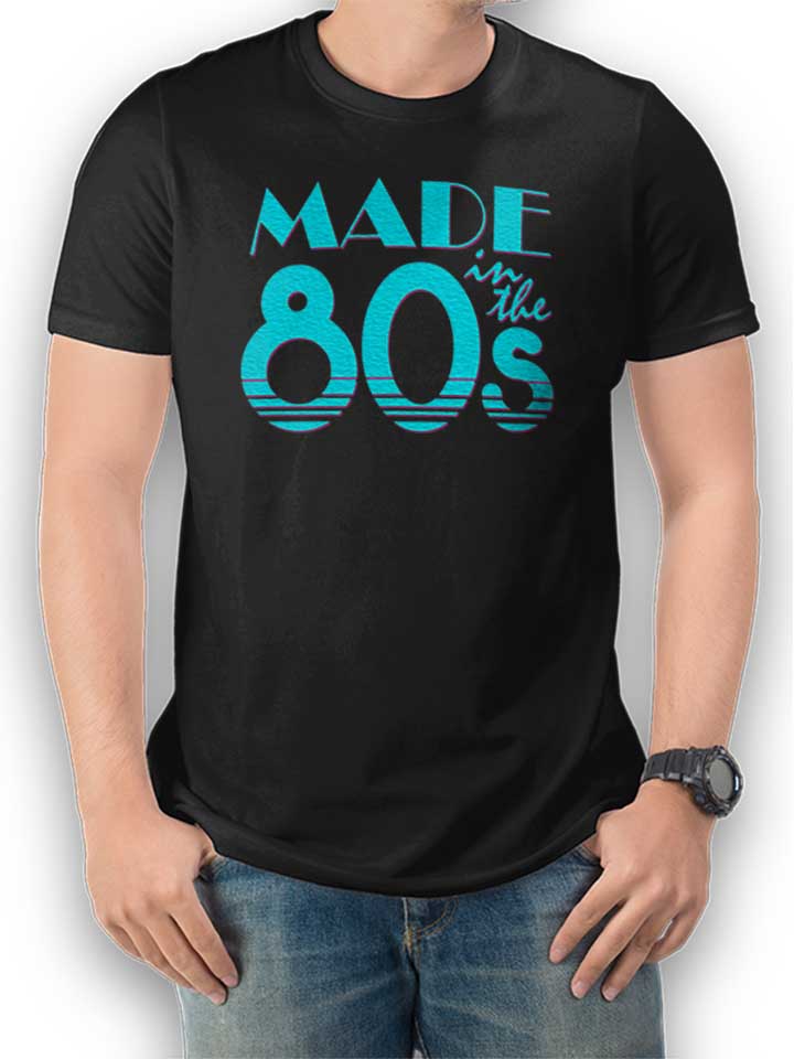 made-in-the-eighties-t-shirt schwarz 1