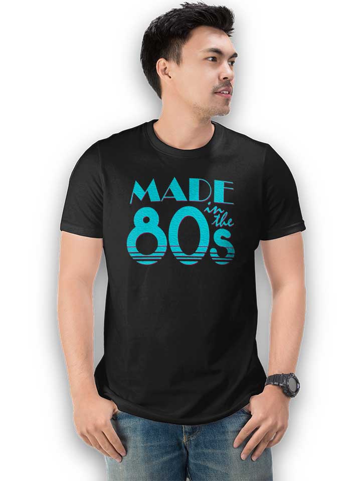made-in-the-eighties-t-shirt schwarz 2