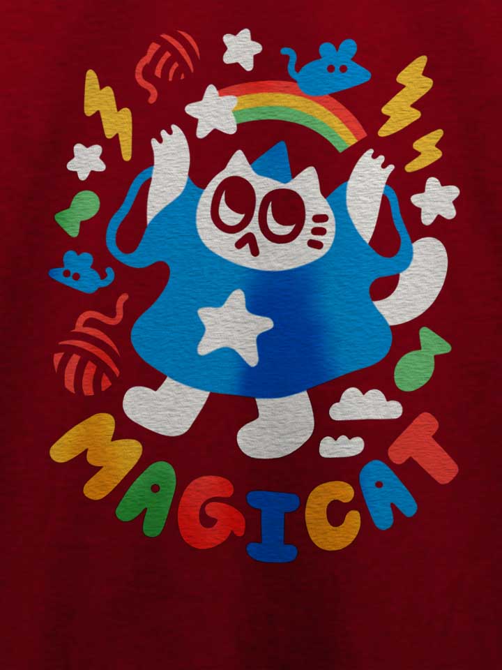 magic-cat-t-shirt bordeaux 4