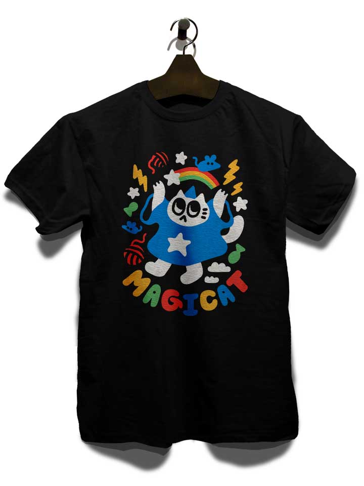 magic-cat-t-shirt schwarz 3