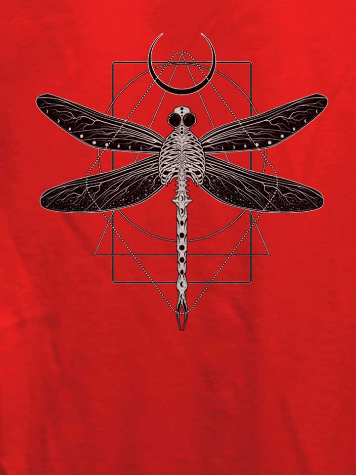 magical-cosmic-dragonfly-damen-t-shirt rot 4