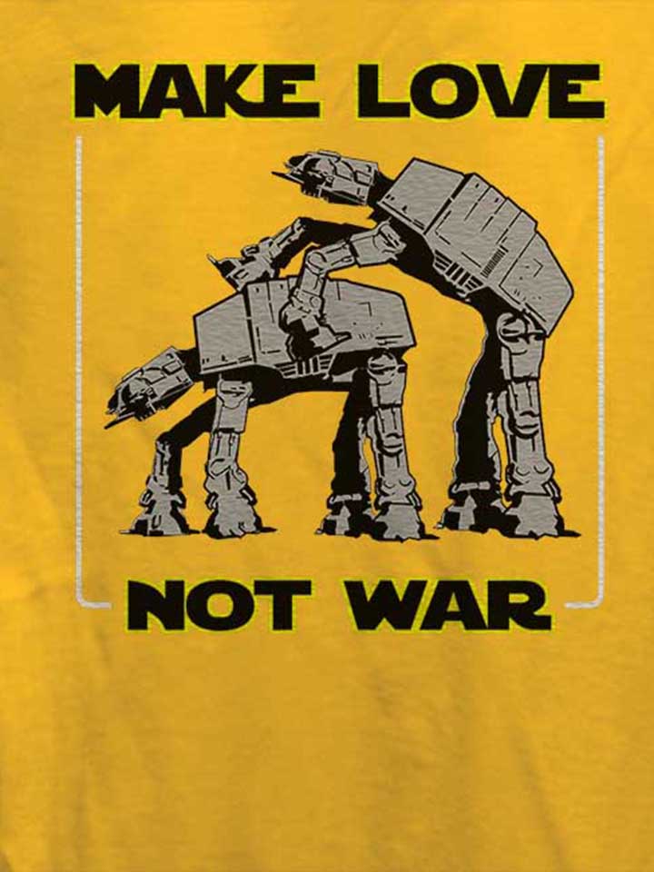 make-love-not-war-at-at-damen-t-shirt gelb 4