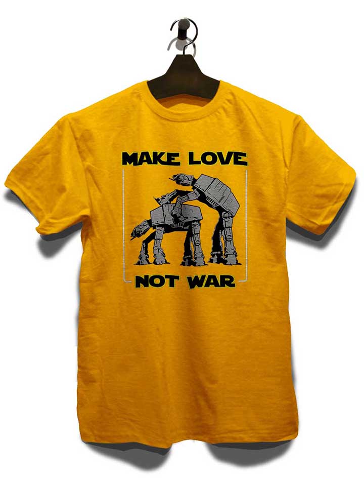 make-love-not-war-at-at-t-shirt gelb 3