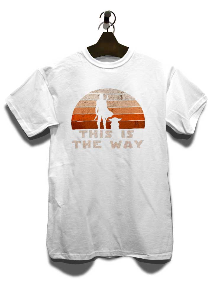 mando-this-is-the-way-sunset-t-shirt weiss 3