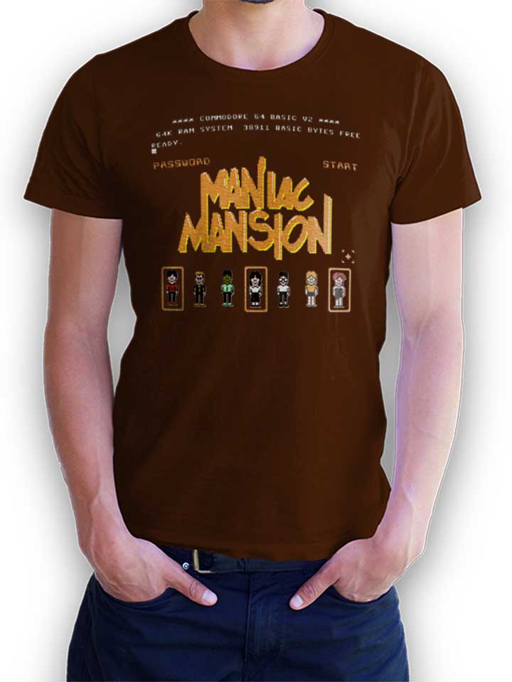 Maniac Mansion T-Shirt brown L