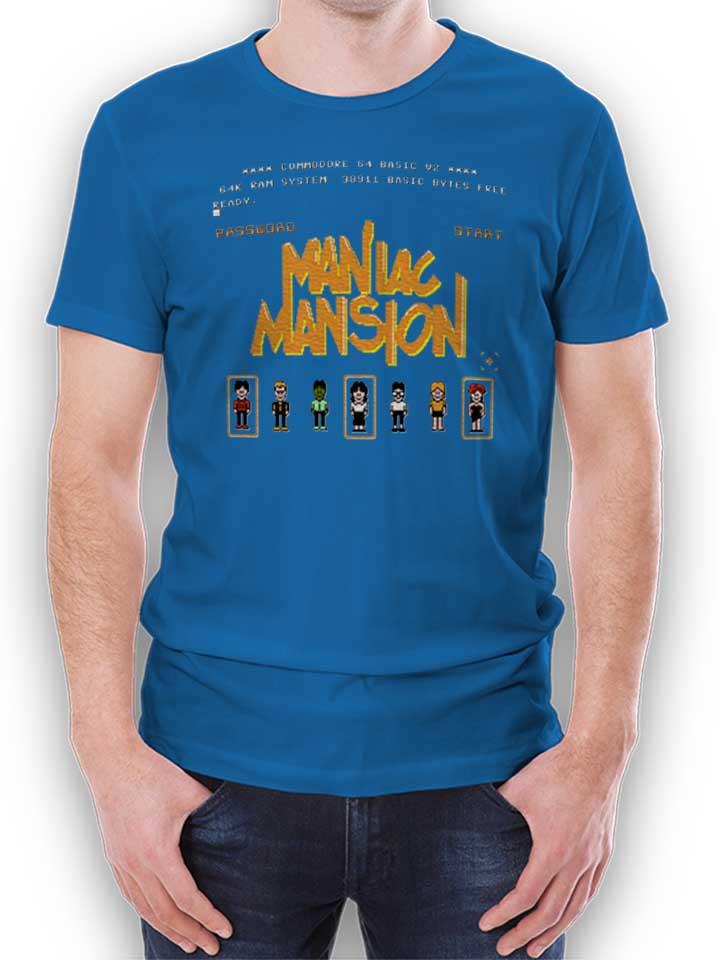 Maniac Mansion T-Shirt royal L