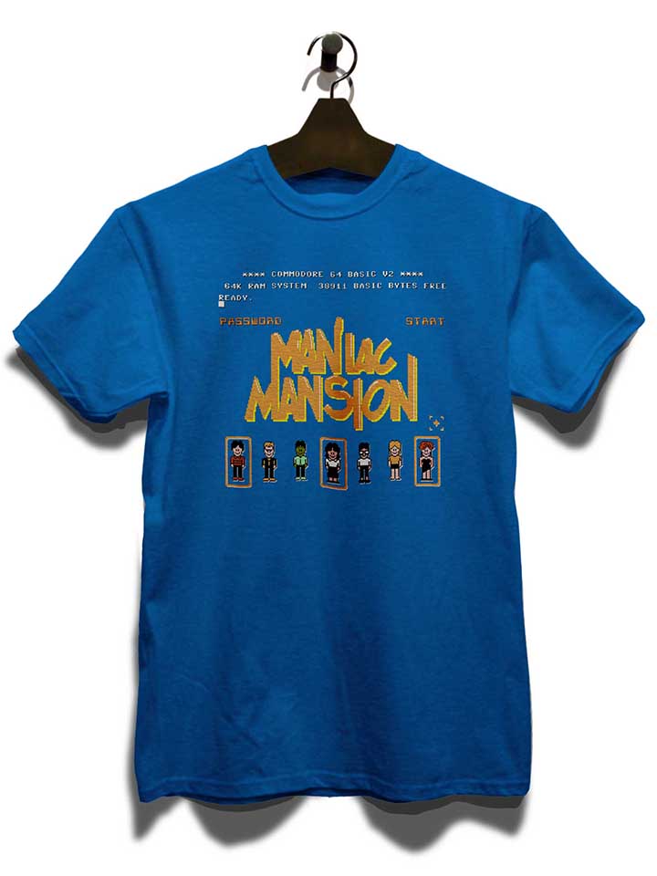 maniac-mansion-t-shirt royal 3