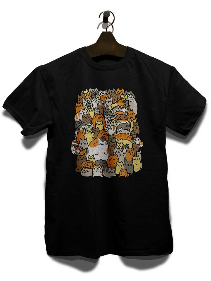 many-cats-t-shirt schwarz 3