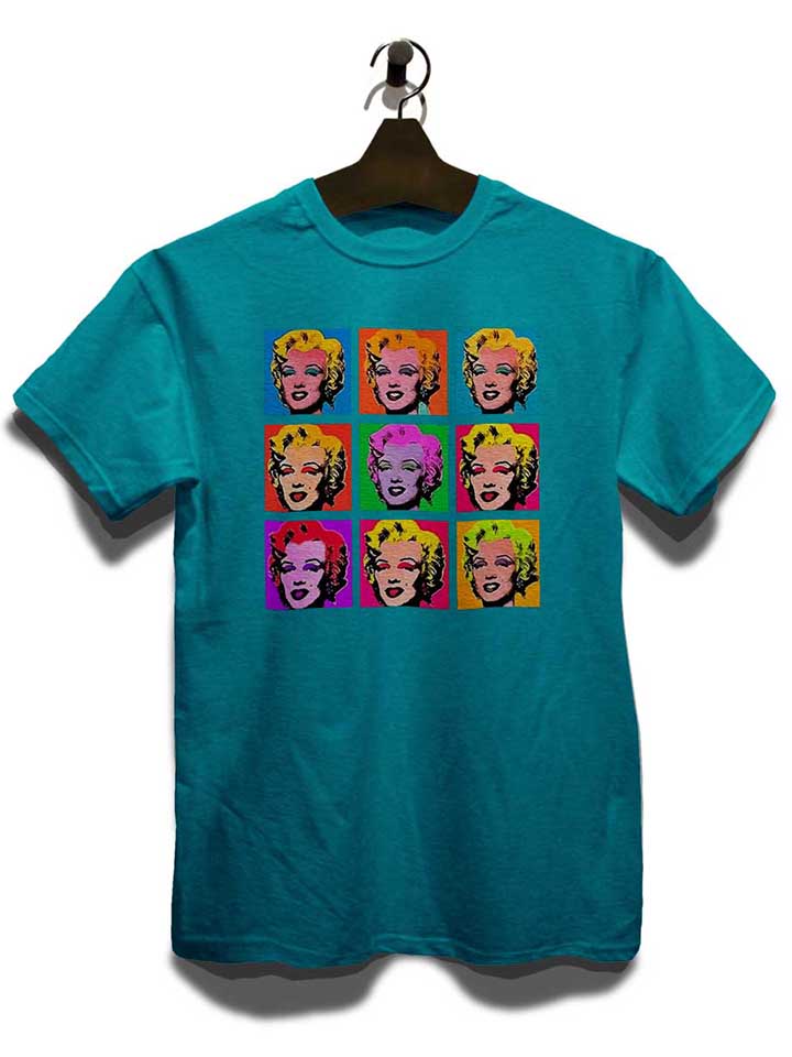 marilyn-monroe-warhol-t-shirt tuerkis 3