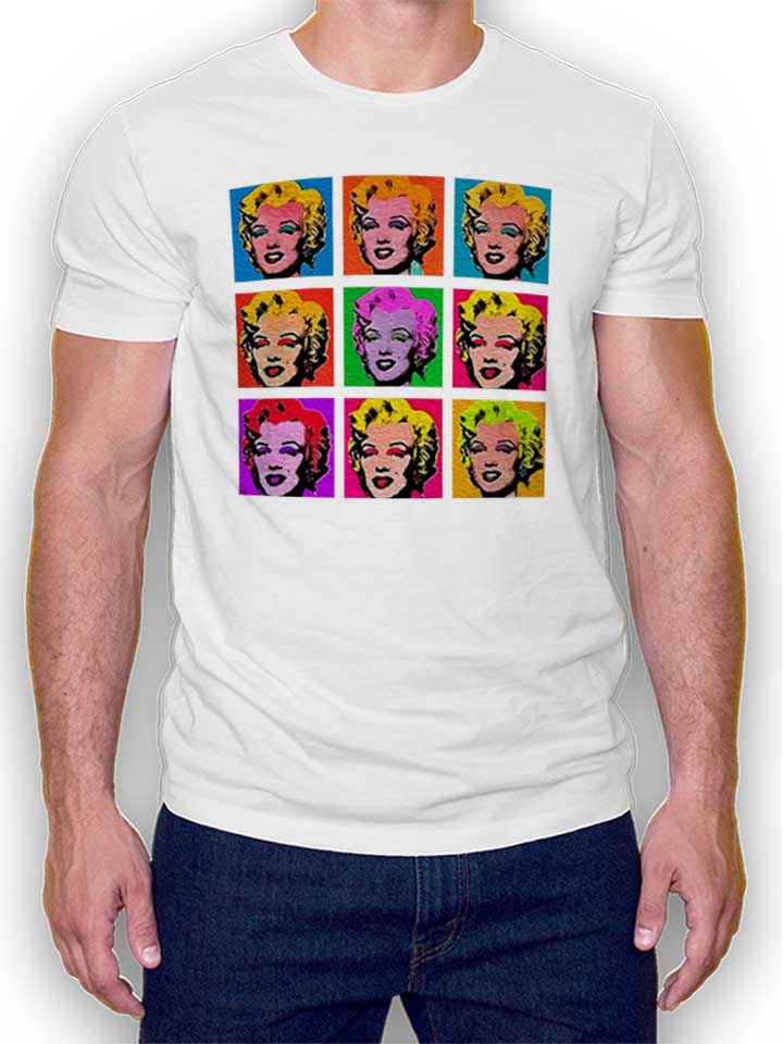 Marilyn Monroe Warhol T-Shirt weiss L