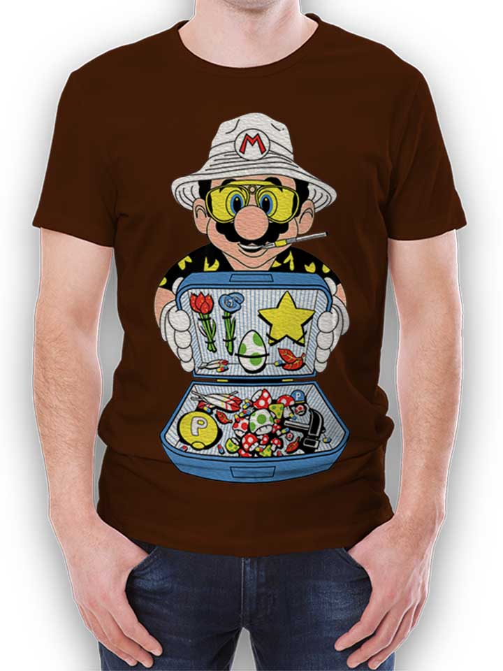 mario-dealer-fear-and-loating-in-las-vegas-t-shirt braun 1