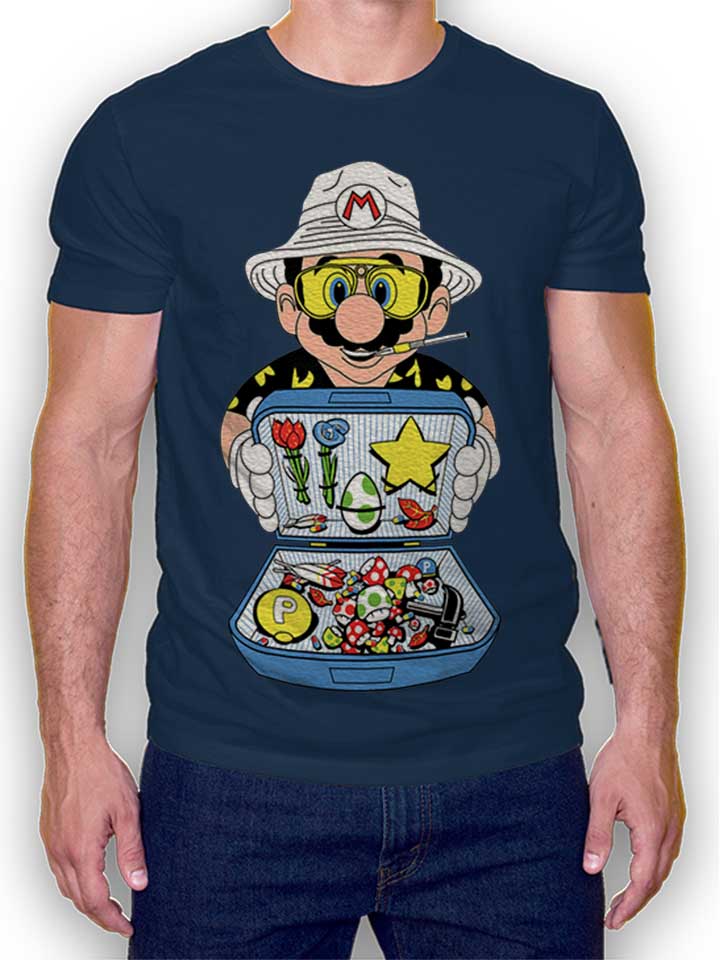 Mario Dealer Fear And Loating In Las Vegas T-Shirt navy L