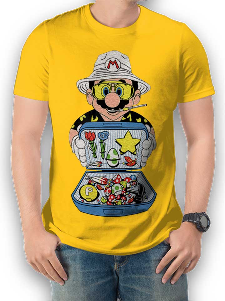 mario-dealer-fear-and-loating-in-las-vegas-t-shirt gelb 1