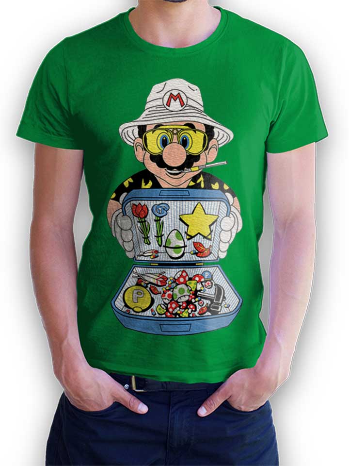 Mario Dealer Fear And Loating In Las Vegas T-Shirt gruen L