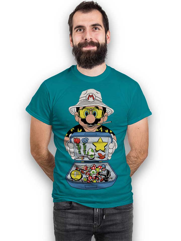 mario-dealer-fear-and-loating-in-las-vegas-t-shirt tuerkis 2