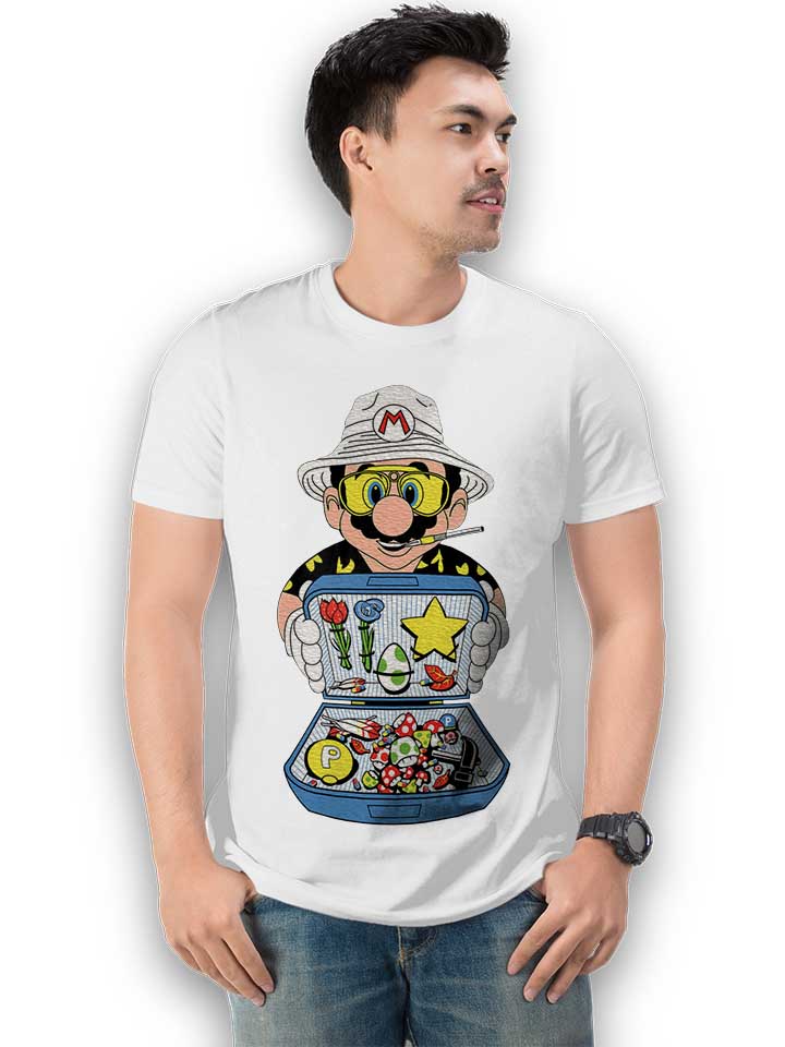 mario-dealer-fear-and-loating-in-las-vegas-t-shirt weiss 2