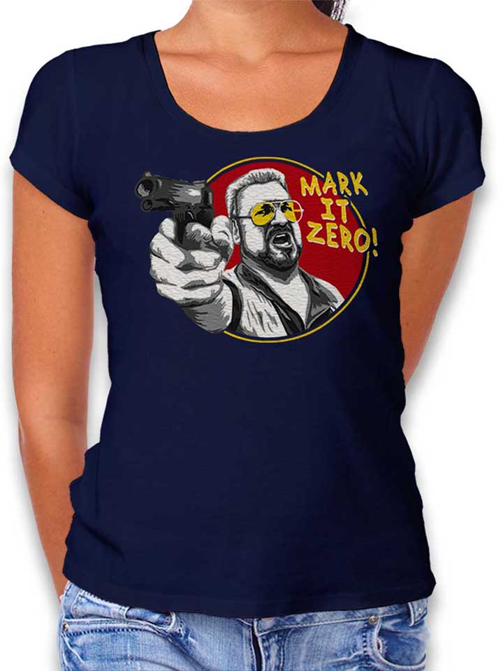 Mark It Zero Damen T-Shirt dunkelblau L