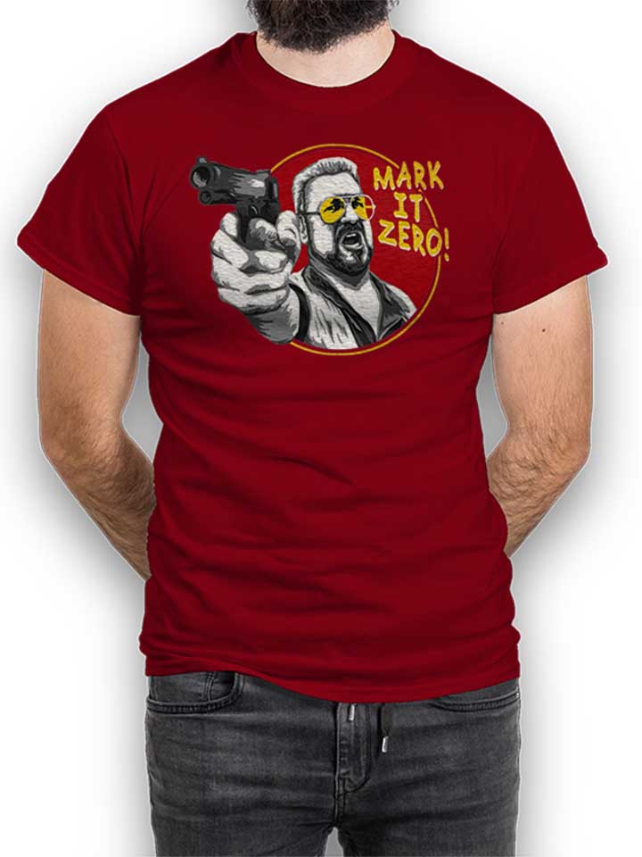 mark-it-zero-t-shirt bordeaux 1