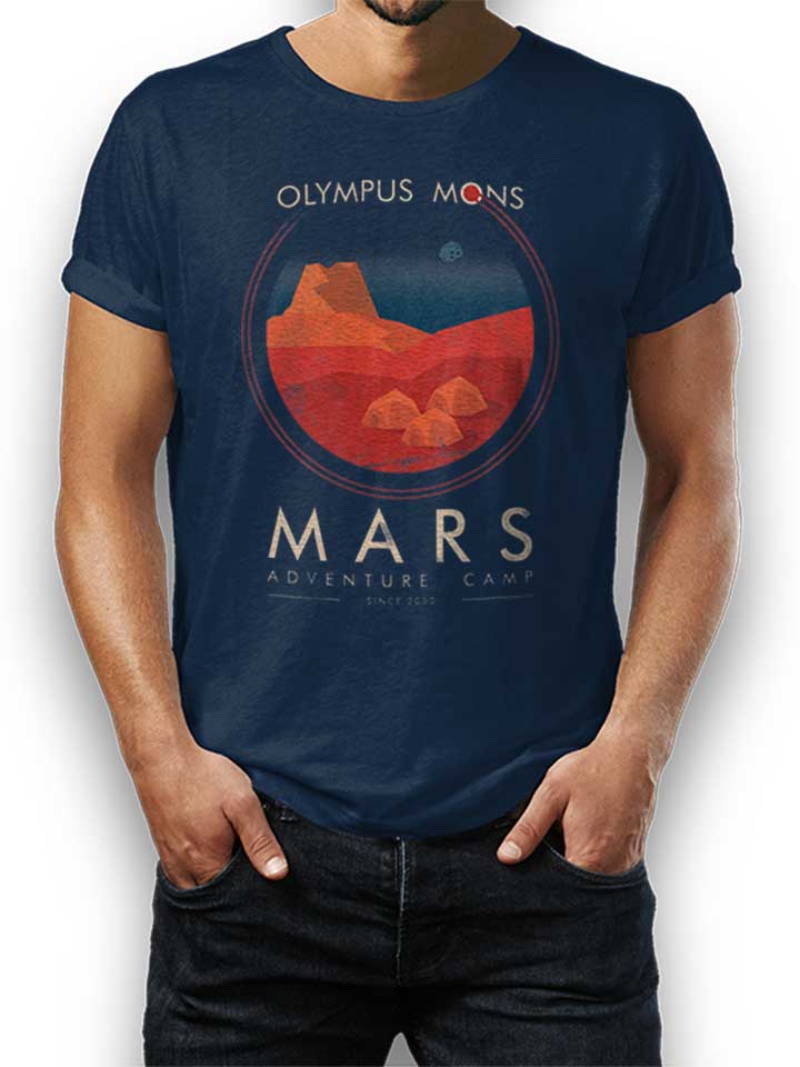Mars Adventure Camp T-Shirt dunkelblau L