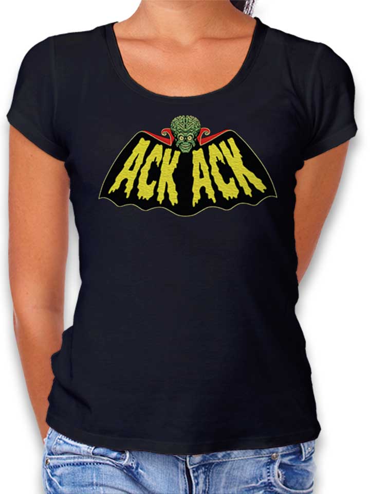 Mars Attacks Ack Ack Damen T-Shirt schwarz L