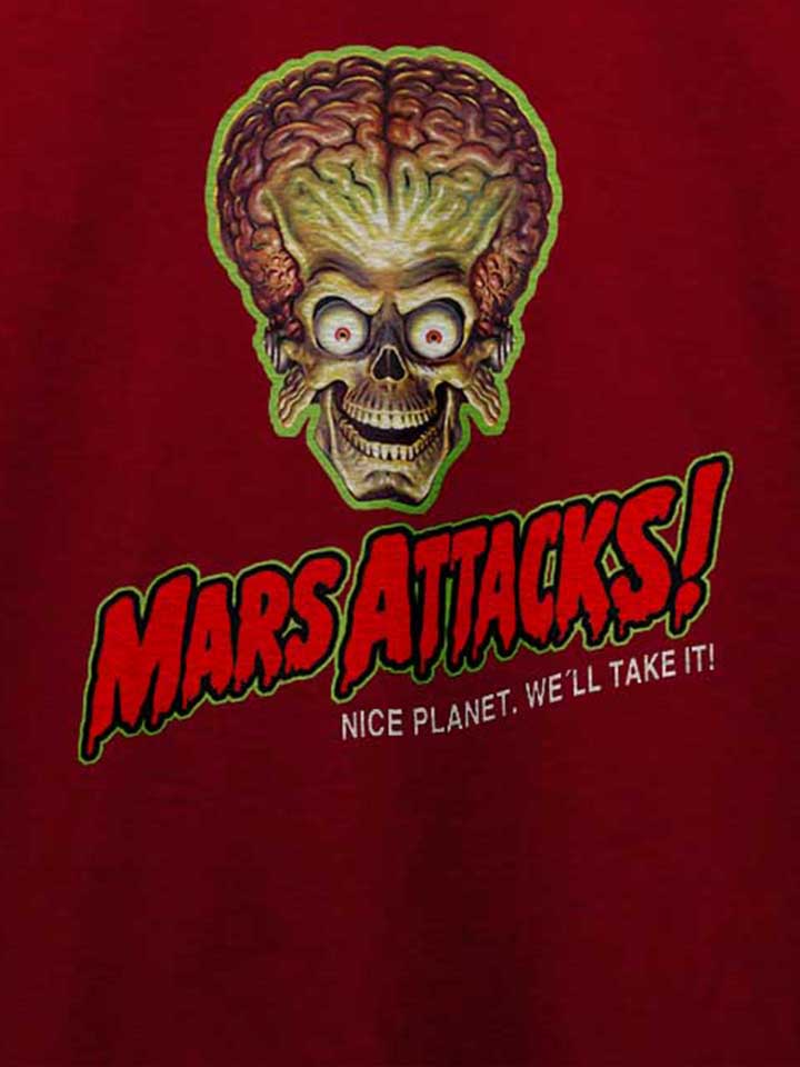 mars-attacks-t-shirt bordeaux 4