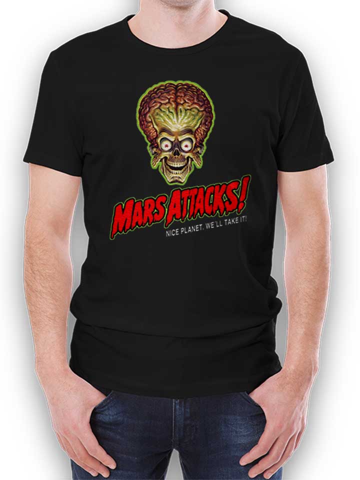 Mars Attacks T-Shirt schwarz L