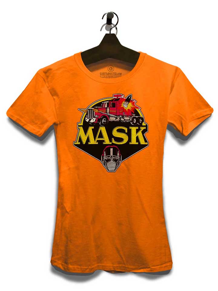 mask-logo-damen-t-shirt orange 3