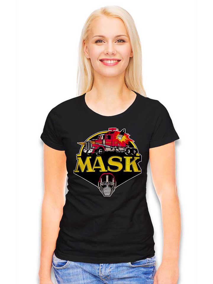 mask-logo-damen-t-shirt schwarz 2