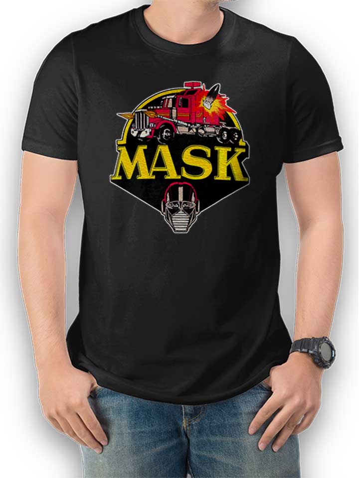 mask-logo-t-shirt schwarz 1