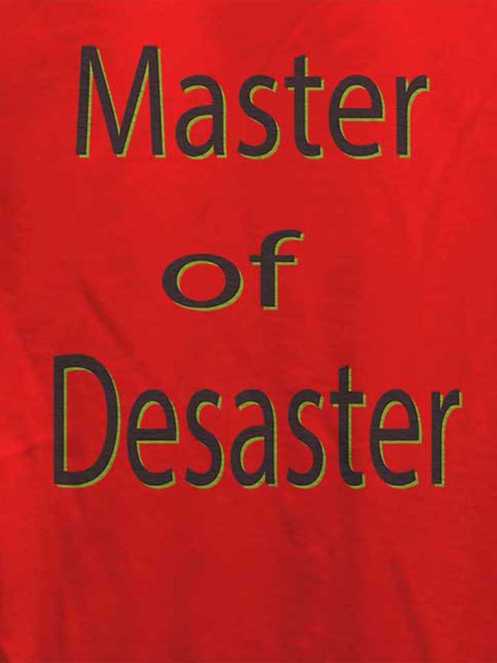 master-of-desaster-damen-t-shirt rot 4