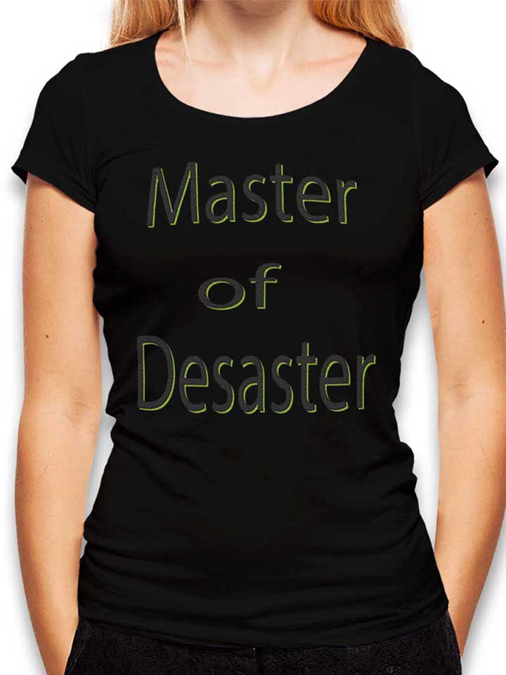 master-of-desaster-damen-t-shirt schwarz 1