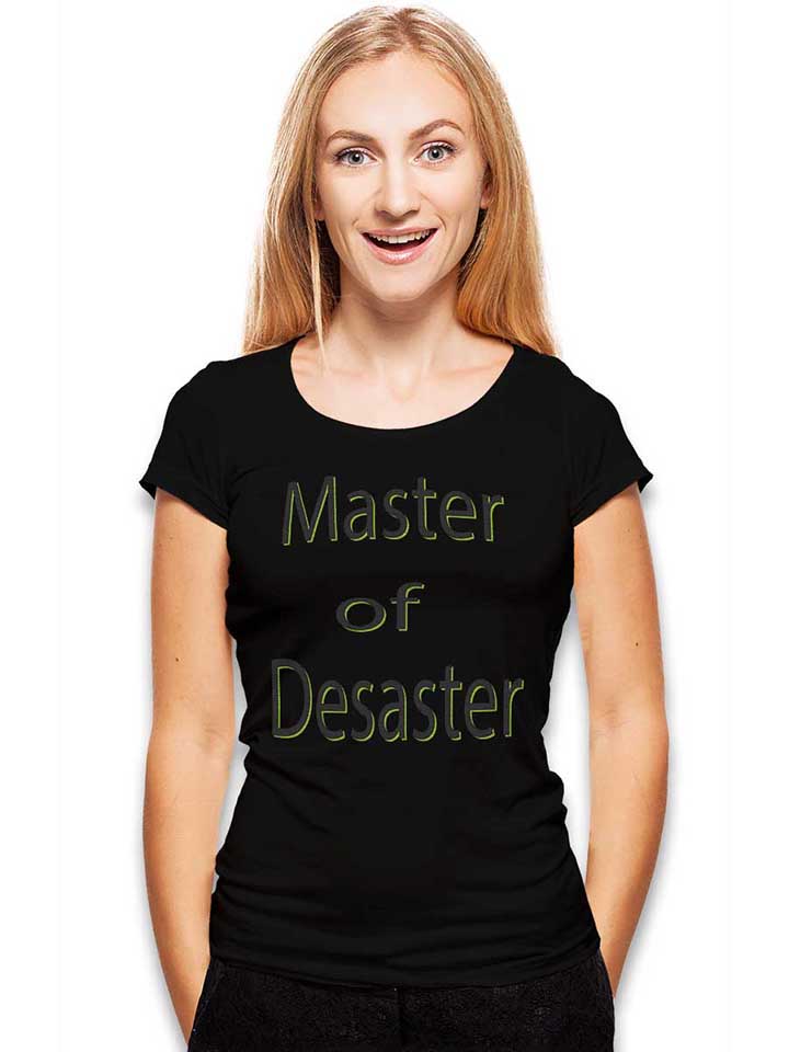 master-of-desaster-damen-t-shirt schwarz 2