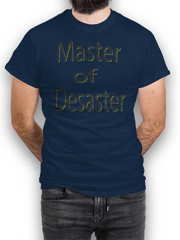 Master Of Desaster T-Shirt dunkelblau L