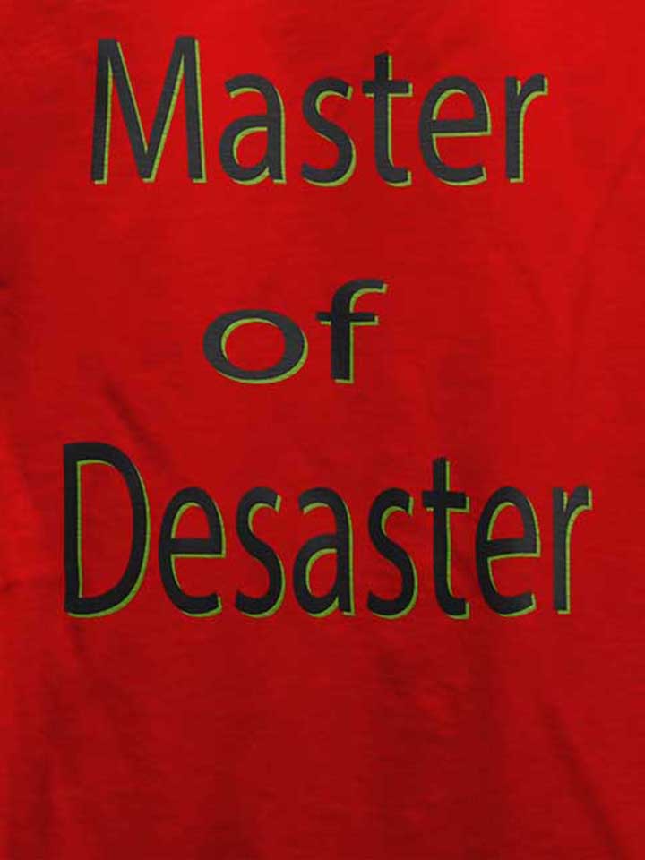 master-of-desaster-t-shirt rot 4