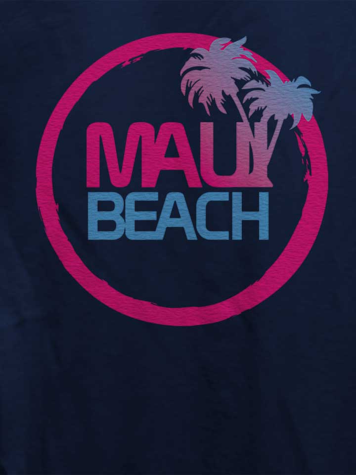 maui-beach-logo-damen-t-shirt dunkelblau 4