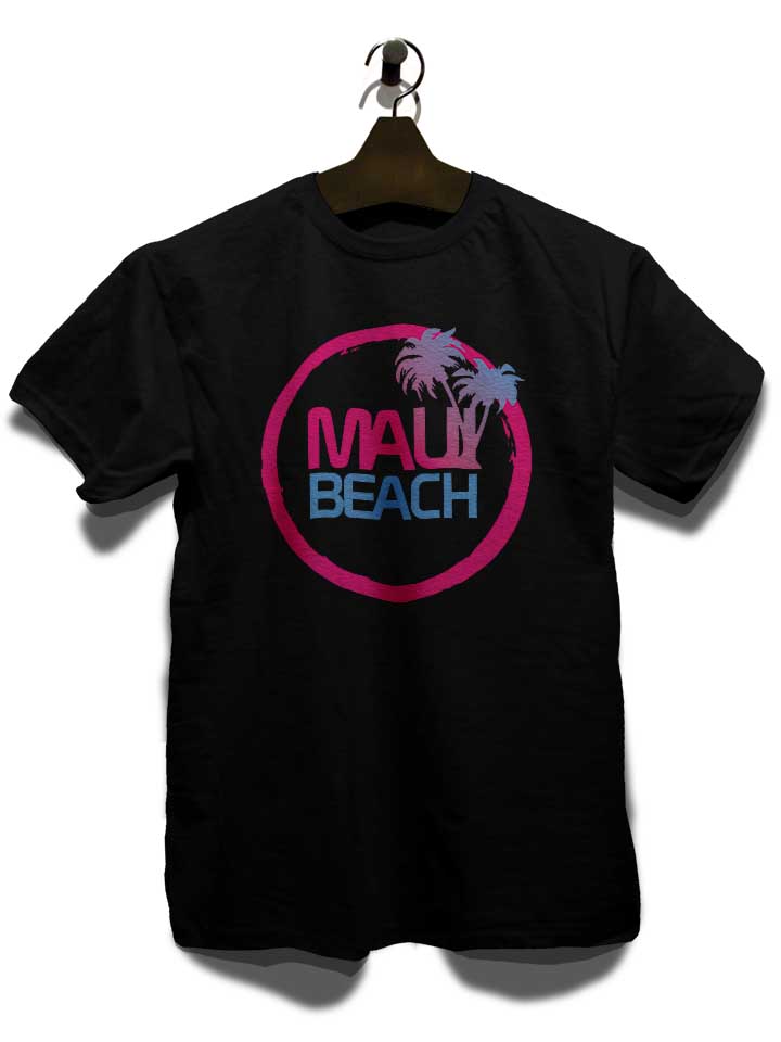 maui-beach-logo-t-shirt schwarz 3