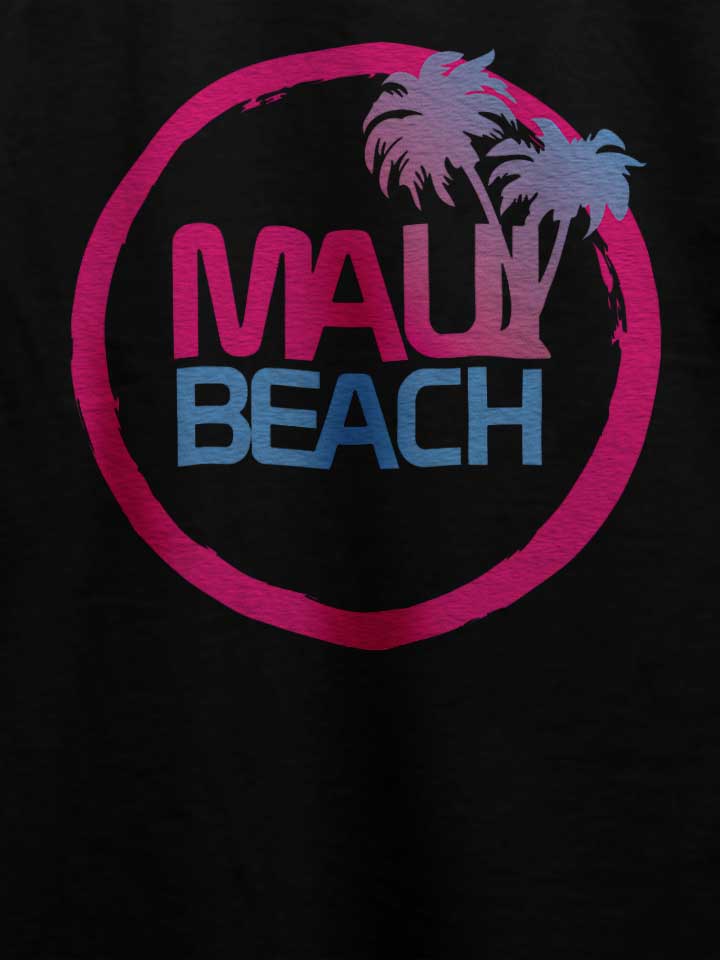 maui-beach-logo-t-shirt schwarz 4