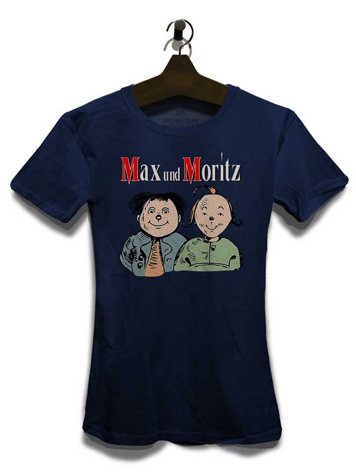 max-und-moritz-damen-t-shirt dunkelblau 3