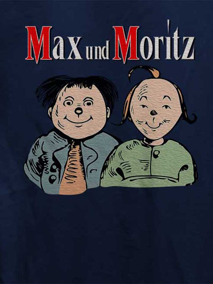 max-und-moritz-damen-t-shirt dunkelblau 4