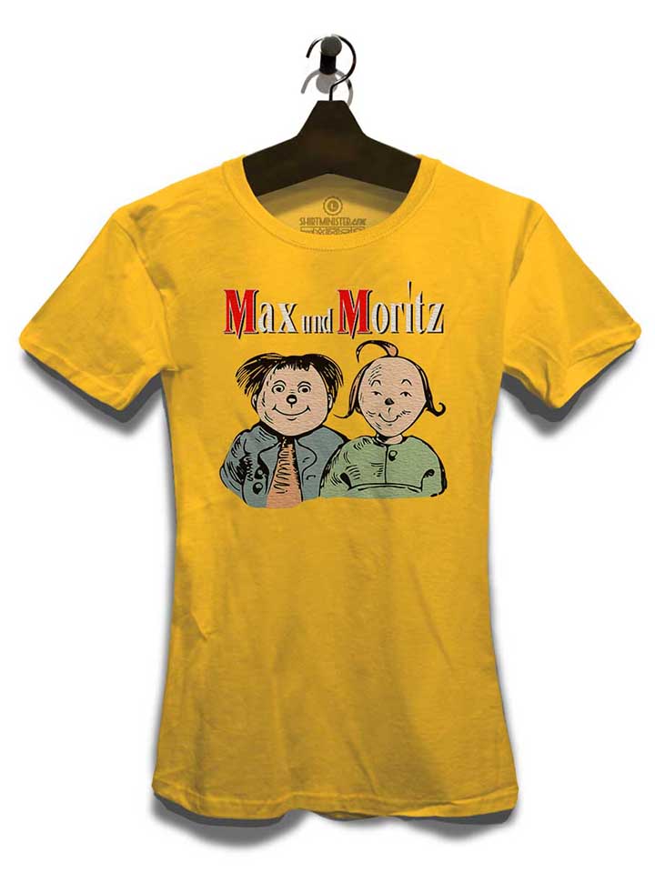 max-und-moritz-damen-t-shirt gelb 3