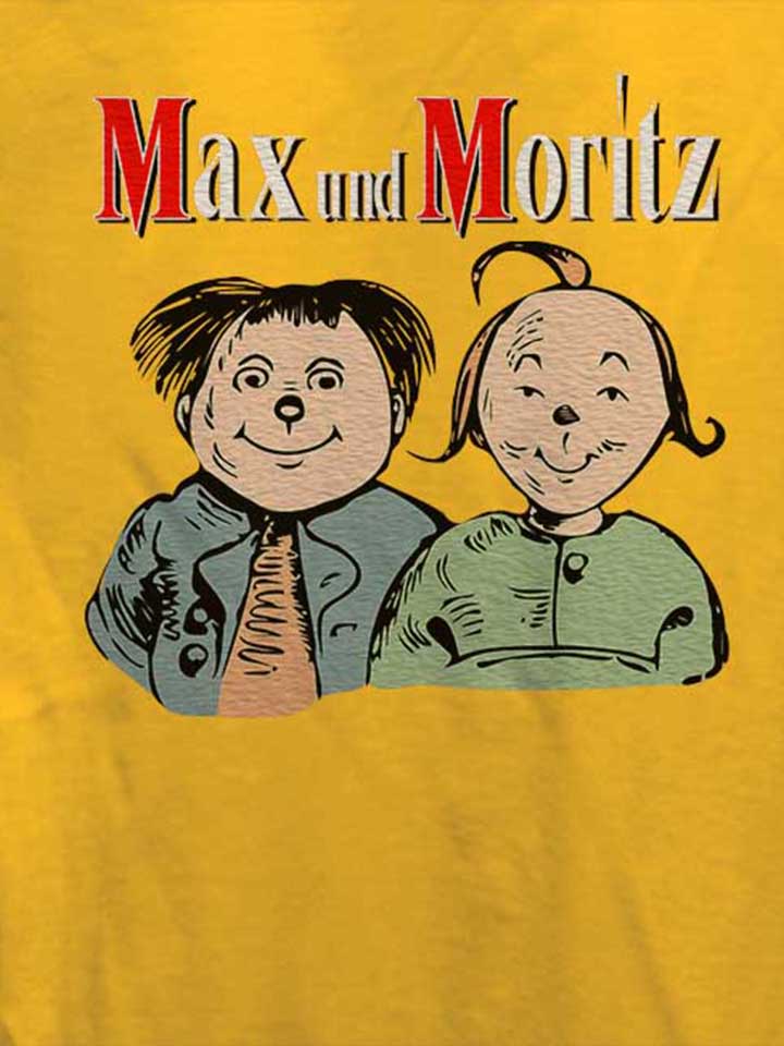 max-und-moritz-damen-t-shirt gelb 4