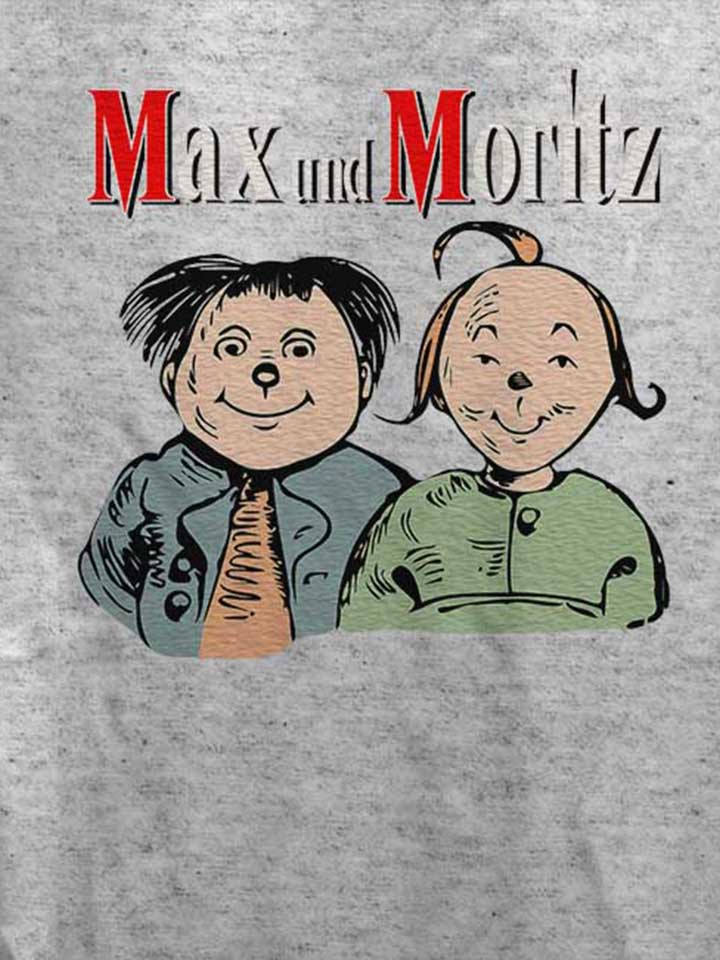 max-und-moritz-damen-t-shirt grau-meliert 4