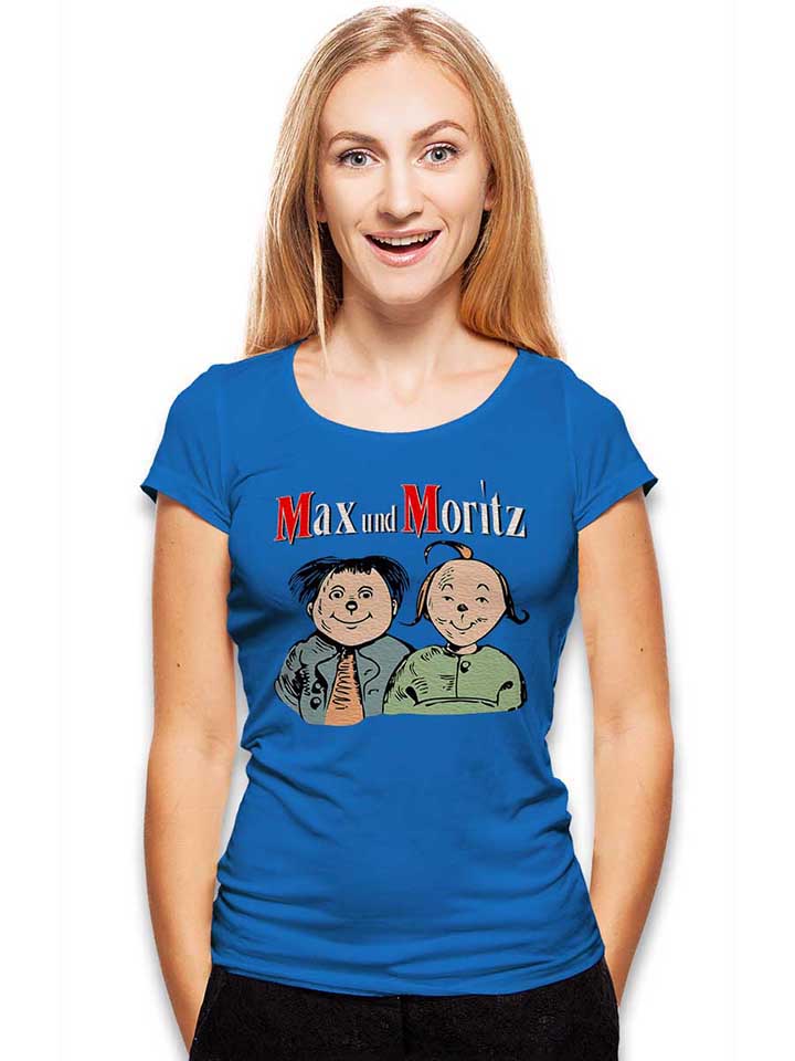 max-und-moritz-damen-t-shirt royal 2