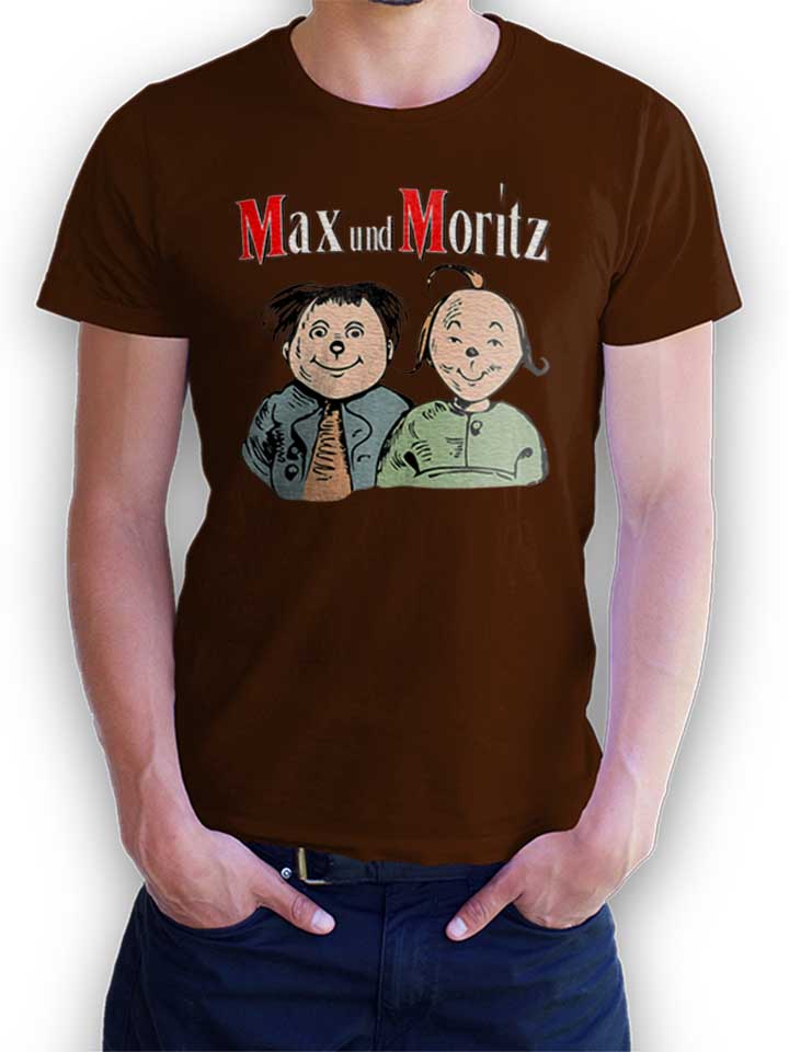 Max Und Moritz T-Shirt marron L