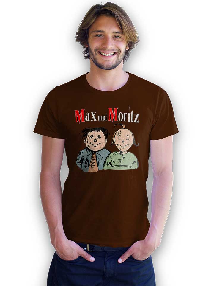 max-und-moritz-t-shirt braun 2