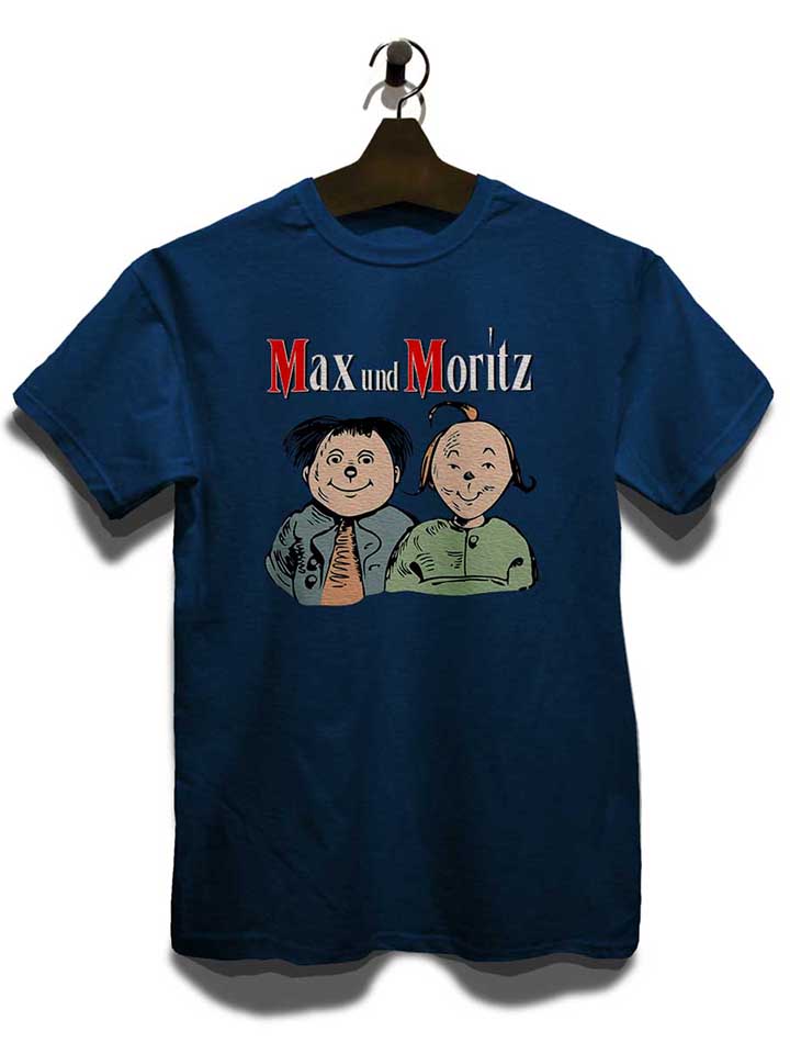 max-und-moritz-t-shirt dunkelblau 3