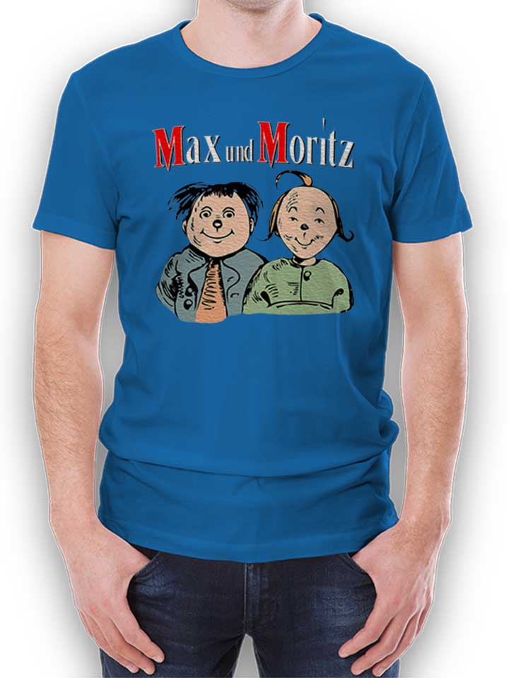 Max Und Moritz Kinder T-Shirt royal 110 / 116